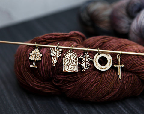 Sunrise Grove Stitch Markers LOTR Tolkien