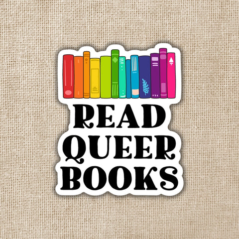 Kingdom of Threads Read Queer Books Sticker