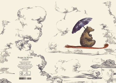 RLB Card Flying Bear
