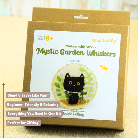 Woolbuddy Painting with Wool - Mystic Garden Whiskers