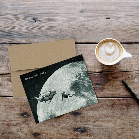 Galek Sea Card Happy B-Day Deep Space Divers