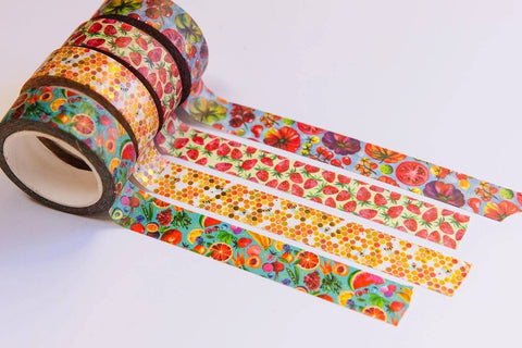 Katie Daisy Washi Tape Roll Set Farmer's Market