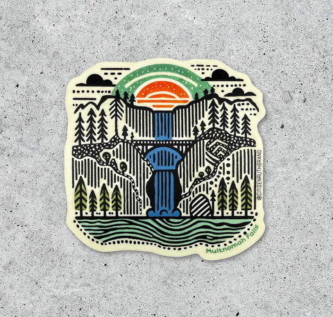Citizen Ruth Sticker Multnomah Falls