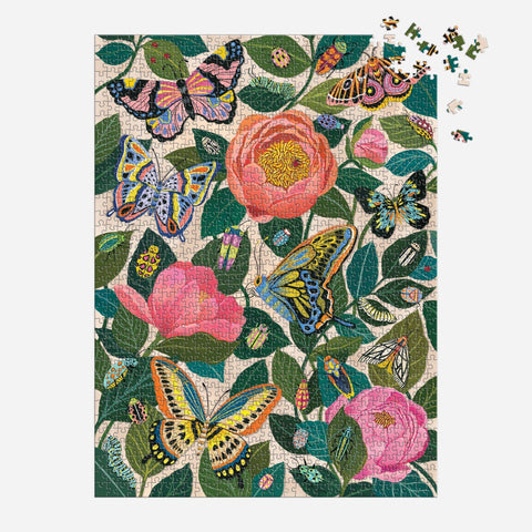 Between the Blooms 1000 Piece Foil Puzzle