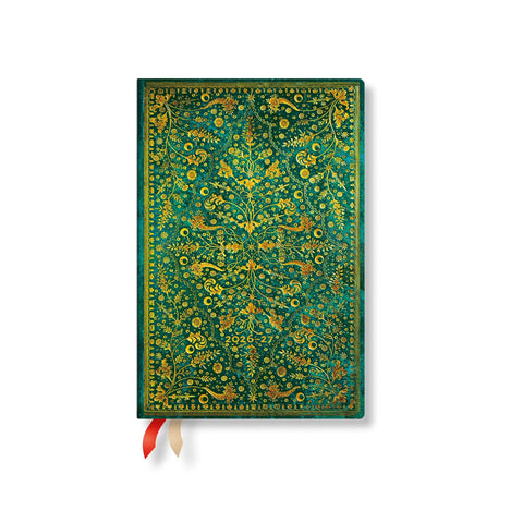 Paperblanks Emerald Flower Hardcover Weekly Planner