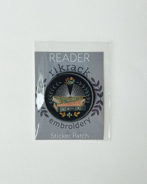 Rikrack Reader Embroidery Sticker Patch