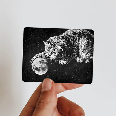 Galek Sea Sticker Mooncat