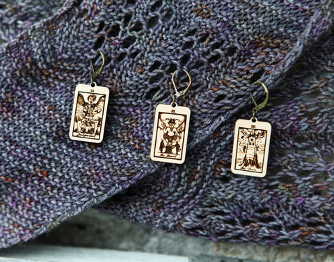 Sunrise Grove Stitch Markers Tarot Set of 3