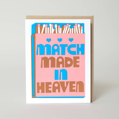 Egg Press Card Match Made in Heaven Love