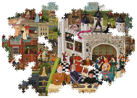 The World of Scandals at Court: A 1000-piece jigsaw puzzle