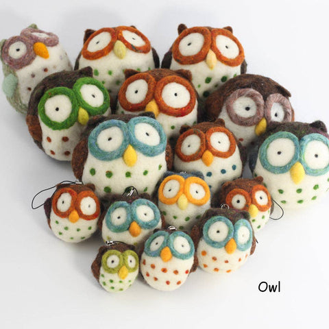 Woolbuddy Needle Felting Owl Kit