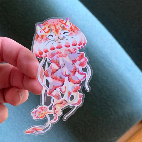 Paper Puffin Sticker Jelly Kitty