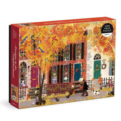 Autumn in the Neighborhood 1000 Piece Puzzle Other