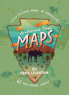 National Parks Maps Hardcover