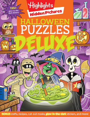 Halloween Puzzles Deluxe (Highlights Hidden Pictures) Paperback