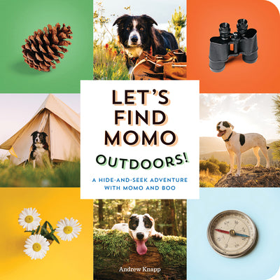 Let's Find Momo Outdoors!: A Hide-and-Seek Adventure with Momo and Boo Board book