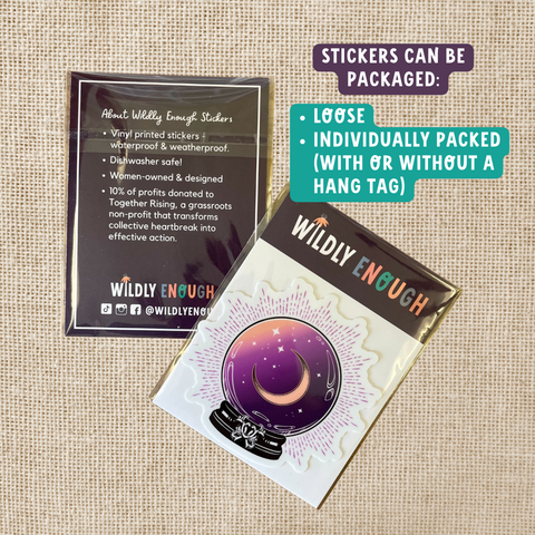 Kingdom of Threads Sticker Moon Crystal Ball