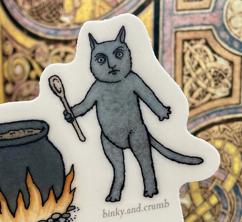 Binky and Crumb Sticker That's it!