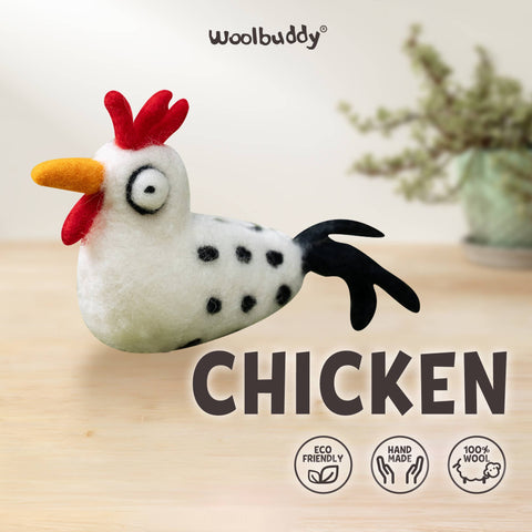 Woolbuddy - Beginner Chicken Needle Felting Kit – DIY Craft Gift