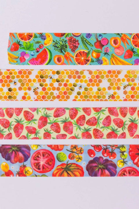 Katie Daisy Washi Tape Roll Set Farmer's Market