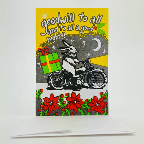 Old School Stationers Card Set Goodwill To All