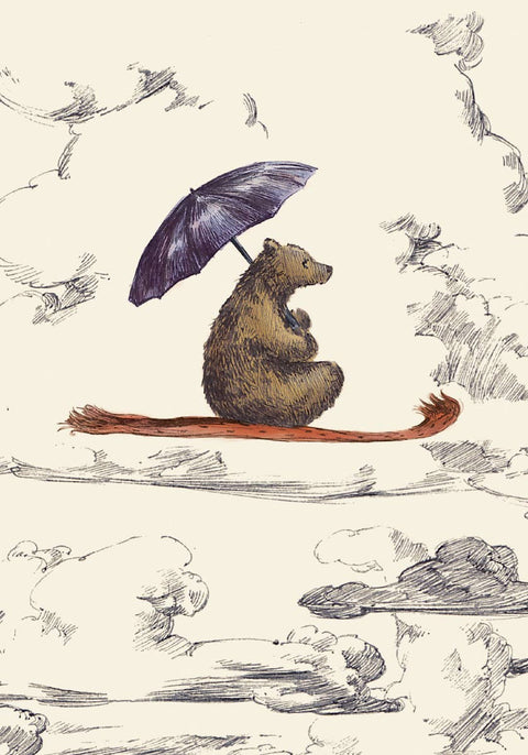 RLB Card Flying Bear