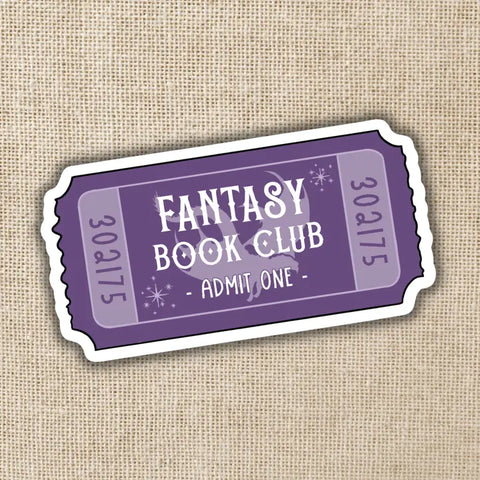 Kingdom of Threads Fantasy Ticket Sticker
