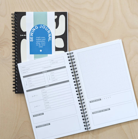 Kohamche Black & White Sewing Journal