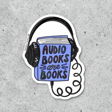 Citizen Ruth Sticker Audiobooks are Books