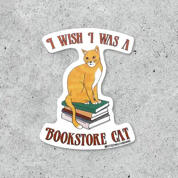 Citizen Ruth Sticker Bookstore Cat