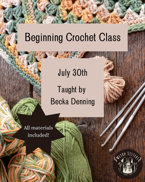 Beginning Crochet Class (July 30)