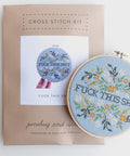 Junebug & Darlin Cross Stitch Kit Fuck This Shit