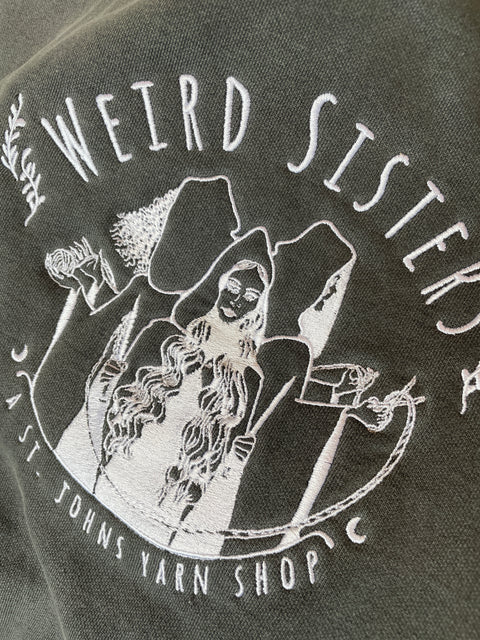 Weird Sisters Embroidered Sweatshirt