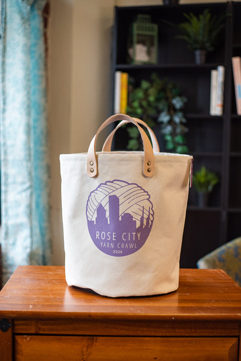 2026 Rose City Yarn Crawl Bucket Bag (Pre-Order)