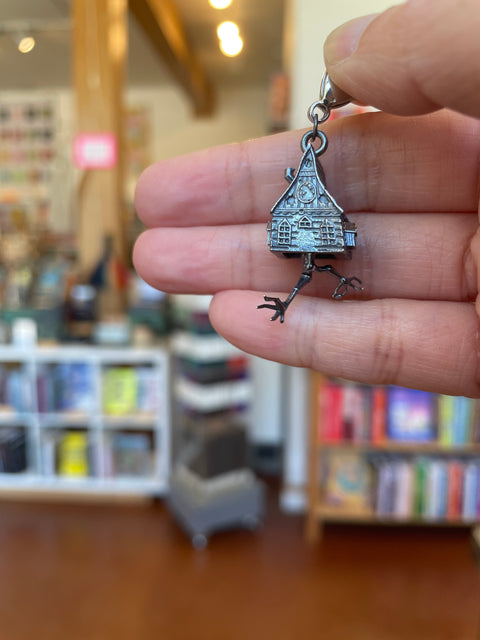 Sterling Silver Baba Yaga Charm Stitch Marker