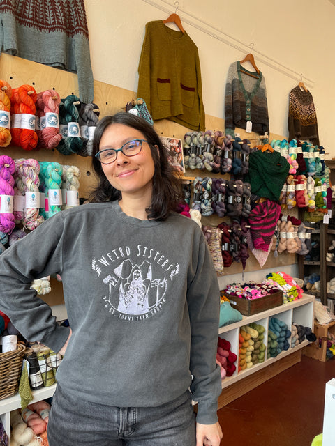 Weird Sisters Embroidered Sweatshirt