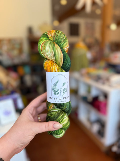 Moss & Fern Fiber Studio Sock