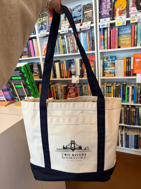 Two Rivers Boat Tote Bag