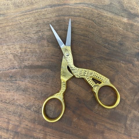Stainless Embroidery Scissors Stork