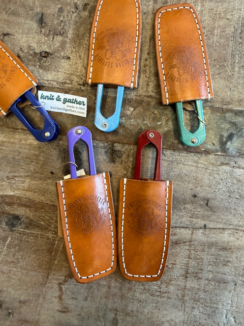 Weird Sisters Snips & Leather Sheath (Asstd. Colors)