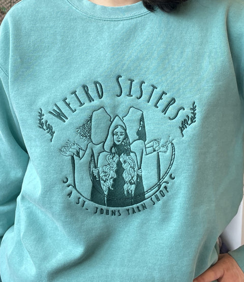 Weird Sisters Embroidered Sweatshirt