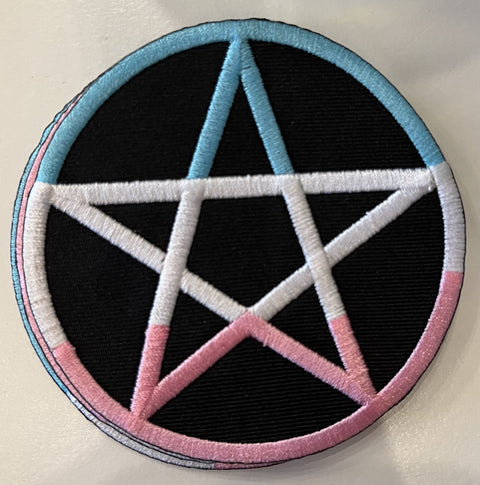 Junkyard Witch Trans Pride Pentagram