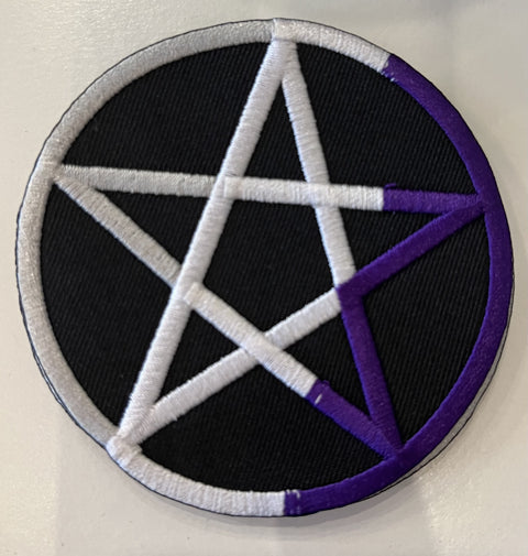 Junkyard Witch Asexual Pride Pentagram