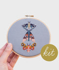 Junebug & Darlin Cross Stitch Kit Moths