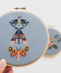 Junebug & Darlin Cross Stitch Kit Moths