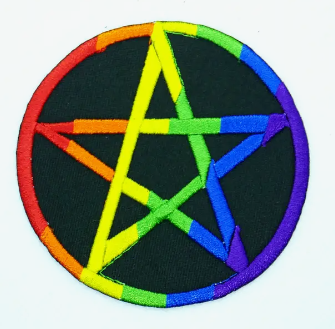 Junkyard Witch Rainbow Pride Pentagram