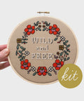 Junebug & Darlin Cross Stitch Kit Wild and Free