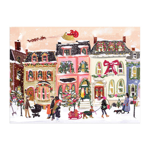 Puzzle Snowfall on Main Street