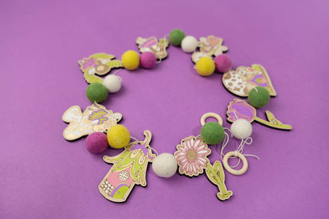 The Woodsy Craft Co. Craft Kit Fairy Garden Garland