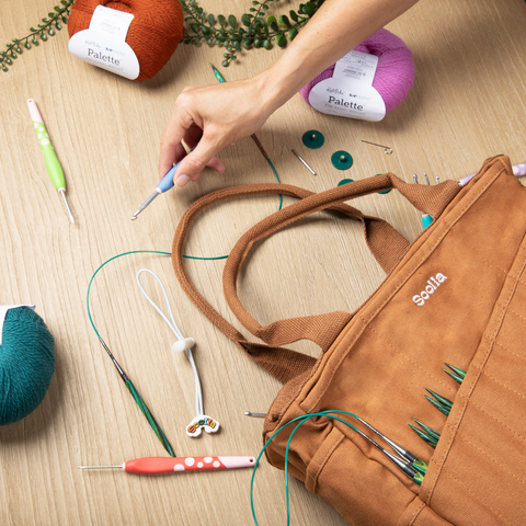 Soolla Studio Project Bag Deep Forest Green